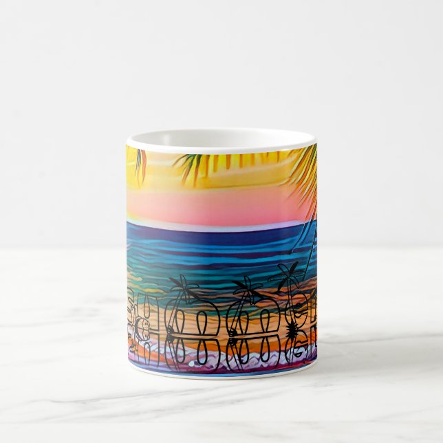 SUMMER SUNSET. COFFEE MUG (Center)