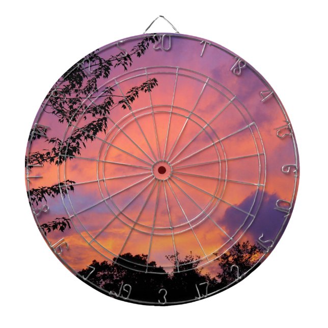 Summer Sunset Dartboard (Front)
