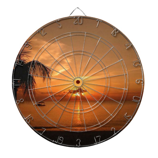 Summer Sunset Dartboard (Front)