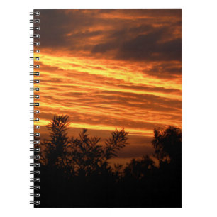 Summer sunset in Canberra Notebook