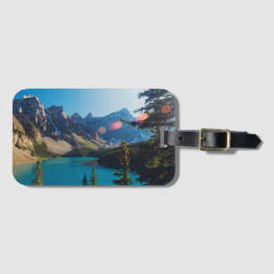 Summer Sunset Moraine Lake, Canada Luggage Tag