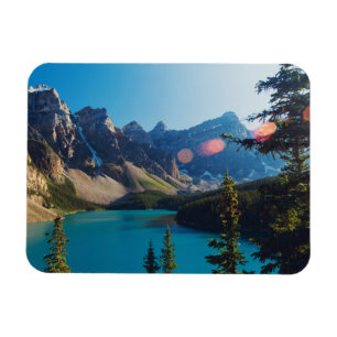 Summer Sunset   Moraine Lake, Canada Magnet