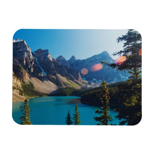 Summer Sunset | Moraine Lake, Canada Magnet (Horizontal)