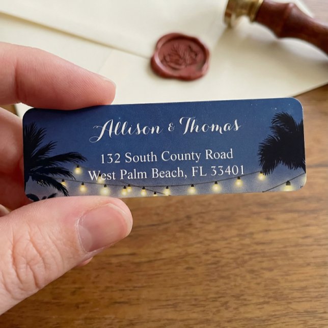 Summer Sunset Palm Beach String Lights (Creator Uploaded)