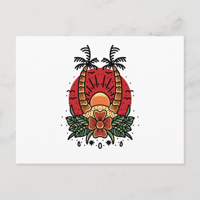 Summer Sunset Postcard (Front)