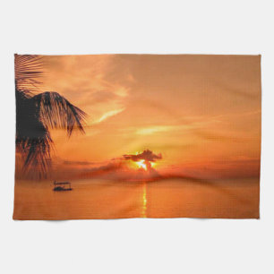 Summer Sunset Tea Towel