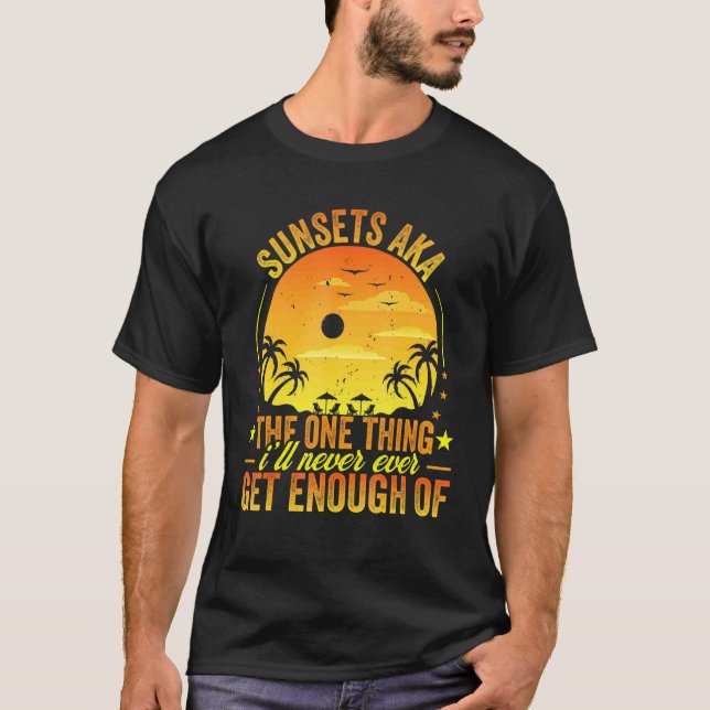 Summer  Sunsets AKA Beach Holiday Vacation Summert T-Shirt (Front)