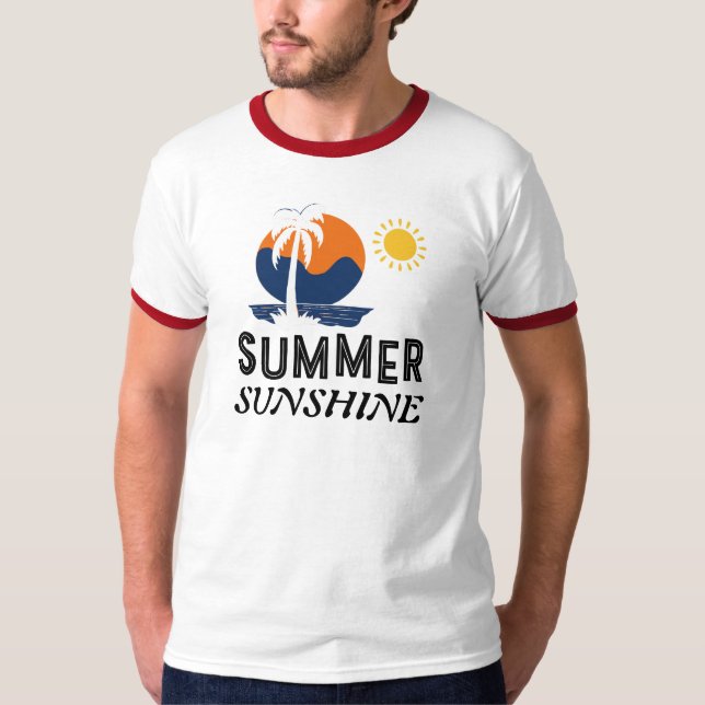 Summer Sunshine Design T-Shirt (Front)