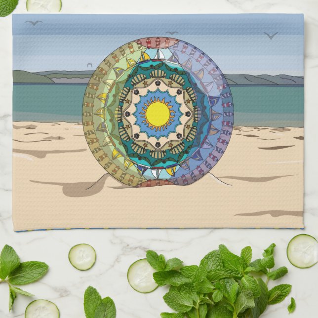 Summer Sunshine Hand Towel (Folded)