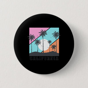 Summer Sunshine Paradise Beach Paradise California 6 Cm Round Badge
