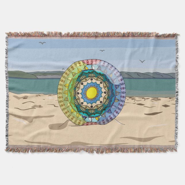Summer Sunshine Throw Blanket (Front)