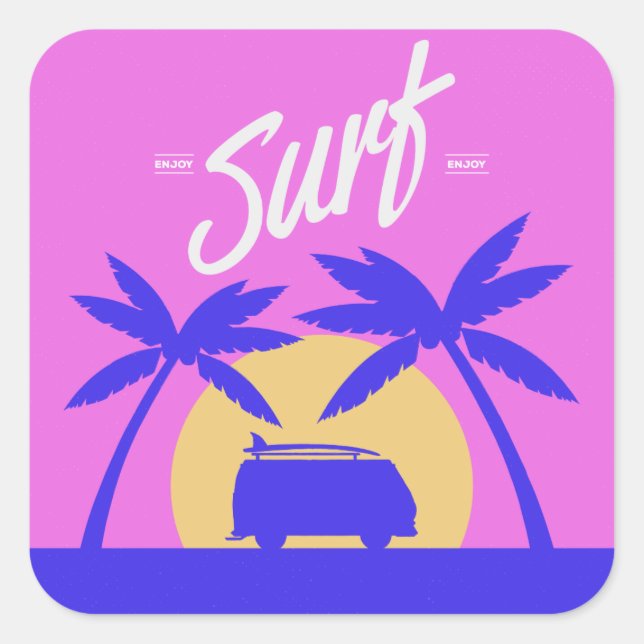 Summer Surf stickers (Front)