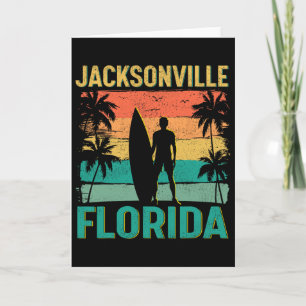 Summer Surf Vintage Florida Jacksonville Beach Sur Card