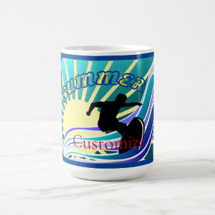 Summer Surfing Fun Thunder_Cove Coffee Mug