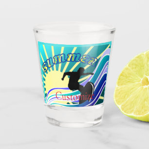 Summer Surfing Fun Thunder_Cove Shot Glass