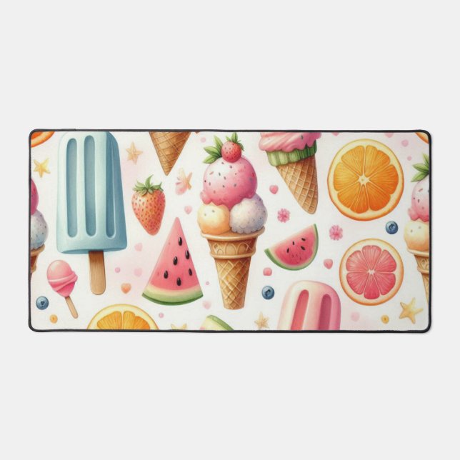Summer Sweet escape Desk Mat (Front)