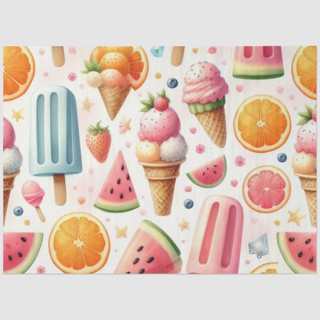 Summer Sweet escape Tissue Paper (Front)