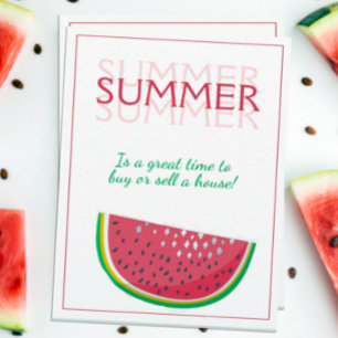 Summer Sweet Time to Sell A House Marketing Card