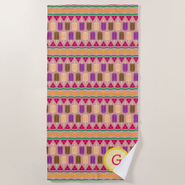 Summer Sweets Beach Towel (Front)