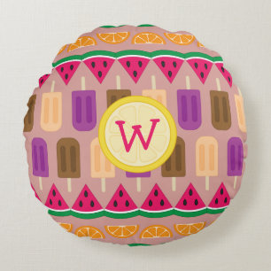 Summer Sweets Round Pillow
