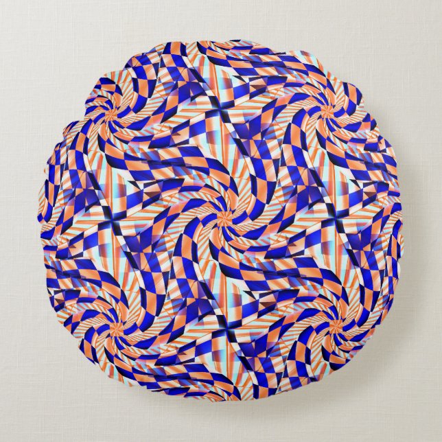 Summer Swirls..... Round Cushion (Front)