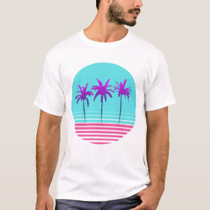 Summer Synth Tropical Vibes Tee! T-Shirt