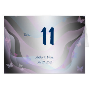 Summer  Table Number Card