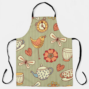 Summer Tea Party: Seamless Pattern Apron