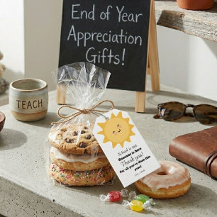 Summer teacher appreciation out end of year favour gift tags