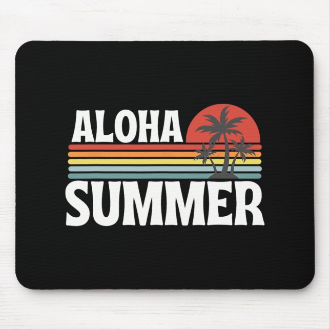 Summer Teacher Last Day Of School Vacation  Mouse Mat (Front)