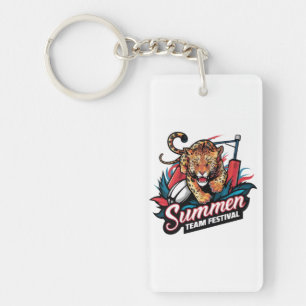 Summer team festival key ring