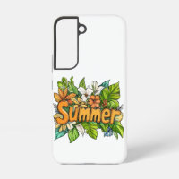 Summer Text - Summer Floral Design