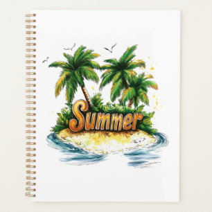 Summer Text - Tropical Summer Island Planner