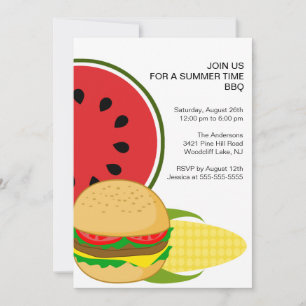Summer Time BBQ Invitation