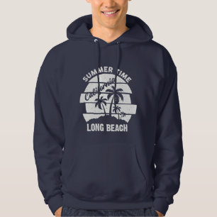 Summer Time California Long Beach Hoodie