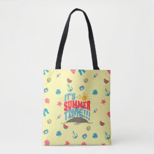 Summer Time Cute Soft Yellow Tote Bag