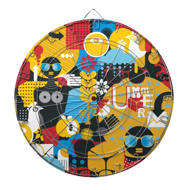 Summer time dartboard (Front)