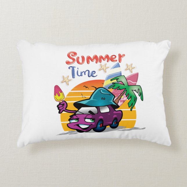 Summer Time Decorative Cushion (Front)