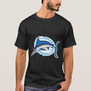 Summer Time Fish Camping is Calling Retro Design T-Shirt