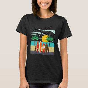 Summer Time   For Surfer  Surfing Vacation_4 T-Shirt