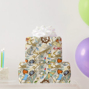 Summer Time Fun  Wrapping Paper