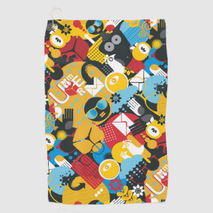 Summer time golf towel