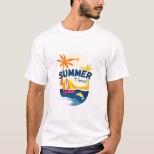 Summer Time" Graphic T-Shirt – Fun & Fresh Vibes”