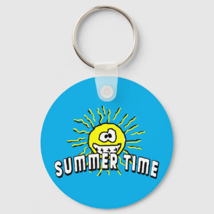 Summer Time - Happy Sun Key Ring