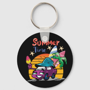Summer Time Key Ring