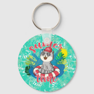 Summer Time Key Ring