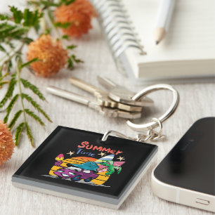 Summer Time Key Ring