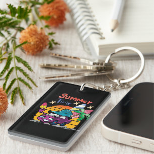 Summer Time Key Ring