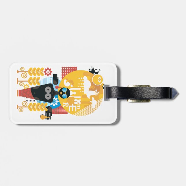 Summer time luggage tag (Back Horizontal)