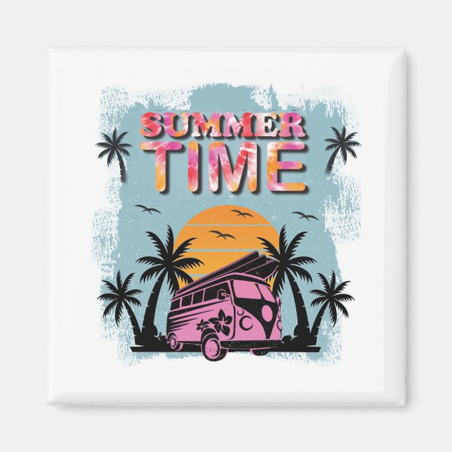Summer Time Magnet (Front)